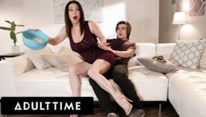 adult time big tits lonely stepmom rayveness lets stepson cum on tits after first time rough fuck